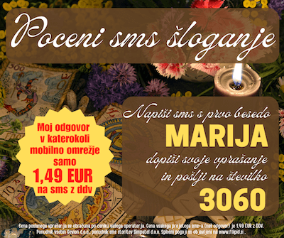 šloganje preko sms marija na 3060